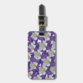 Muster der kolumbianischen Blume Gepäckanhänger (Vorderseite vertikal)