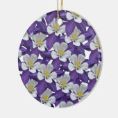 Muster der kolumbianischen Blume Keramik Ornament (Links)
