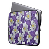 Muster der kolumbianischen Blume Laptopschutzhülle (Vorderseite Links)