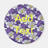 Muster der kolumbianischen Blume Magnet (Vorne)