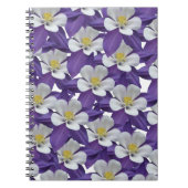 Muster der kolumbianischen Blume Notizblock (Vorderseite)