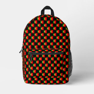 Muster der kontrollierten portugiesischen Flagge Bedruckter Rucksack