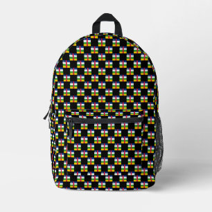 Muster der kontrollierten Zentralafrikanischen Rep Bedruckter Rucksack