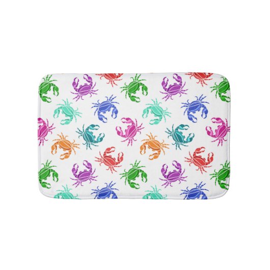 Muster der Krabben Badematte (Vorderseite)