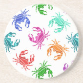 Muster der Krabben Getränkeuntersetzer (Vorne)