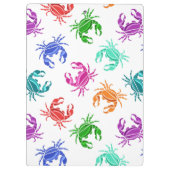 Muster der Krabben Klemmbrett (Rückseite)