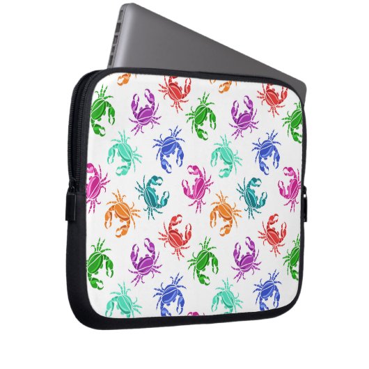 Muster der Krabben Laptopschutzhülle (Vorne Rechts)