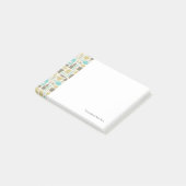 Muster der Küchen-Werkzeuge Post-it Klebezettel (angewinkelt)