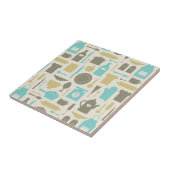 Muster der Küchengeräte Fliese (Seite)