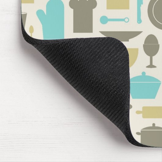 Muster der Küchengeräte Mousepad (Ecke)