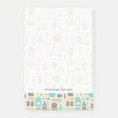 Muster der Küchengeräte Post-it Klebezettel (Vorderseite)