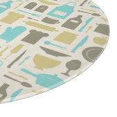 Muster der Küchengeräte Schneidebrett (Ecke)