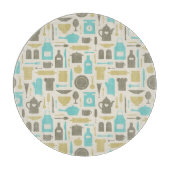 Muster der Küchengeräte Schneidebrett (Vorderseite)