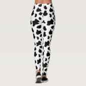 Muster der Kuhherde, Kleidung für Tierhaare Leggings (Rückseite)