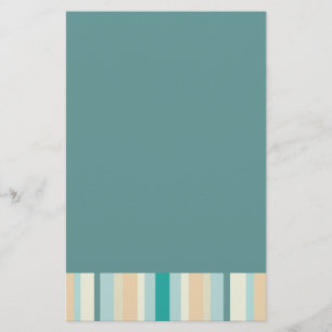 Muster der Küstenstripes Briefpapier