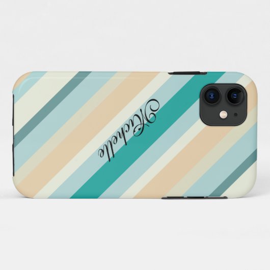 Muster der Küstenstripes Case-Mate iPhone Hülle (Rückseite (Horizontal))