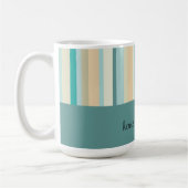 Muster der Küstenstripes Kaffeetasse (Links)