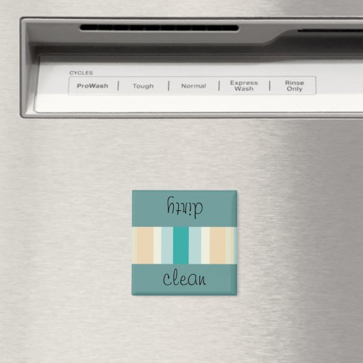 Muster der Küstenstripes Magnet (In Situ (Geschirrspüler))