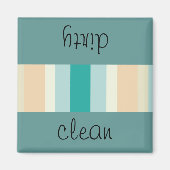 Muster der Küstenstripes Magnet (Vorne)