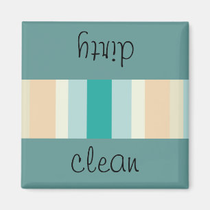 Muster der Küstenstripes Magnet