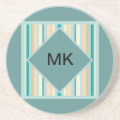 Muster der Küstenstripes Untersetzer (Vorne)