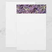 Muster der Lavendel-Blume Briefpapier (Vorne/Hinten)