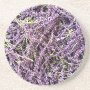 Muster der Lavendel-Blume Getränkeuntersetzer