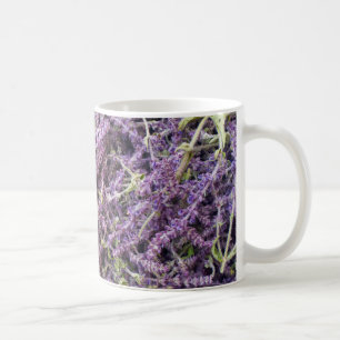 Muster der Lavendel-Blume Kaffeetasse