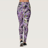 Muster der Lavendel-Blume Leggings (Rückseite)