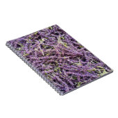 Muster der Lavendel-Blume Notizblock (Rechte Seite)