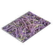 Muster der Lavendel-Blume Notizblock (Linke Seite)
