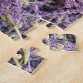 Muster der Lavendel-Blume Puzzle (Seite)