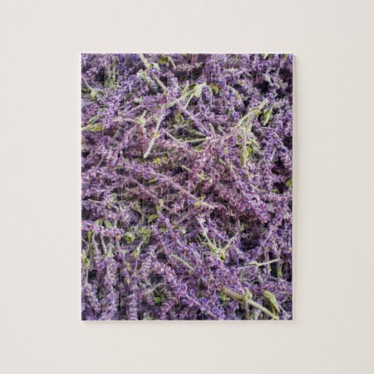 Muster der Lavendel-Blume Puzzle (Vertikal)