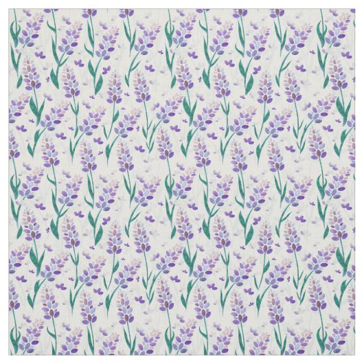 Muster der Lavendelfelder, hell Stoff (Muster)