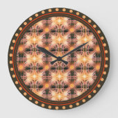 Muster der Lichtmauer-Uhr Große Wanduhr (Vorderseite)