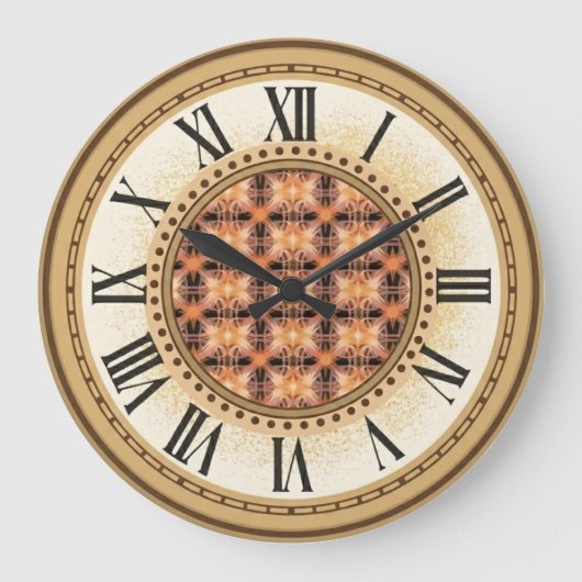 Muster der Lichtwanduhr Große Wanduhr (Vorderseite)