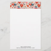 Muster der Liebe Briefpapier (Vorderseite)