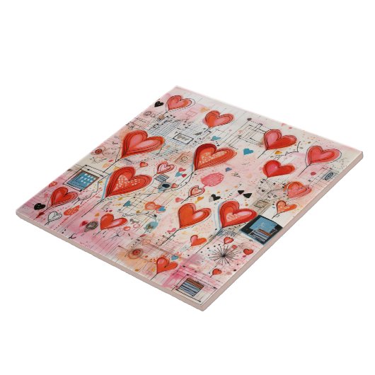 Muster der Liebe Fliese (Seite)