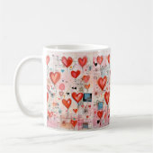 Muster der Liebe Kaffeetasse (Links)