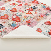 Muster der Liebe Sherpadecke (3/4)