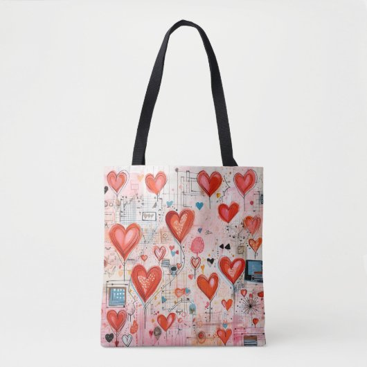 Muster der Liebe Tasche (Vorderseite)