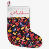 Muster der Liebhaber-Frösche | addieren Ihren Kleiner Weihnachtsstrumpf (Vorderseite)