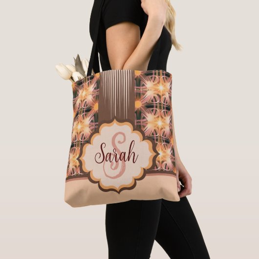 Muster der Light Tote Bag Tasche (Von Nahem)