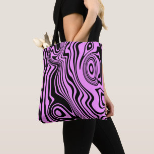 Muster der lila Tote-Beutel - Farbe auswählen Tasche