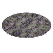 Muster der lila Wildblume Schneidebrett (Ecke)