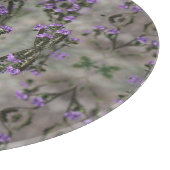 Muster der lila Wildblume Schneidebrett (Ecke)