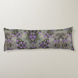 Muster der lila Wildblume Seitenschläferkissen