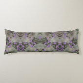 Muster der lila Wildblume Seitenschläferkissen (Vorderseite)