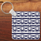 Muster der Lotus-Blume Schlüsselanhänger (Vorderseite)