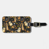 Muster der Mariachi Band Instruments Gepäckanhänger (Vorderseite horizontal)